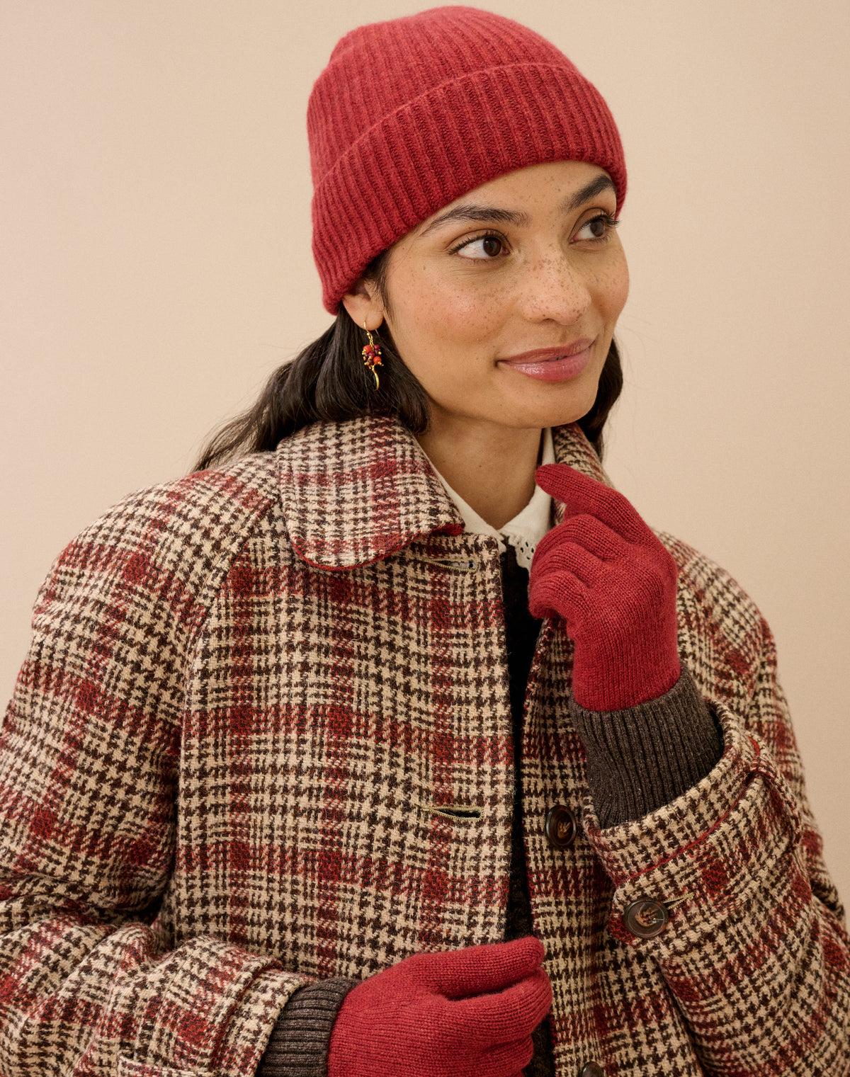 Cashmere Ribbed Hat