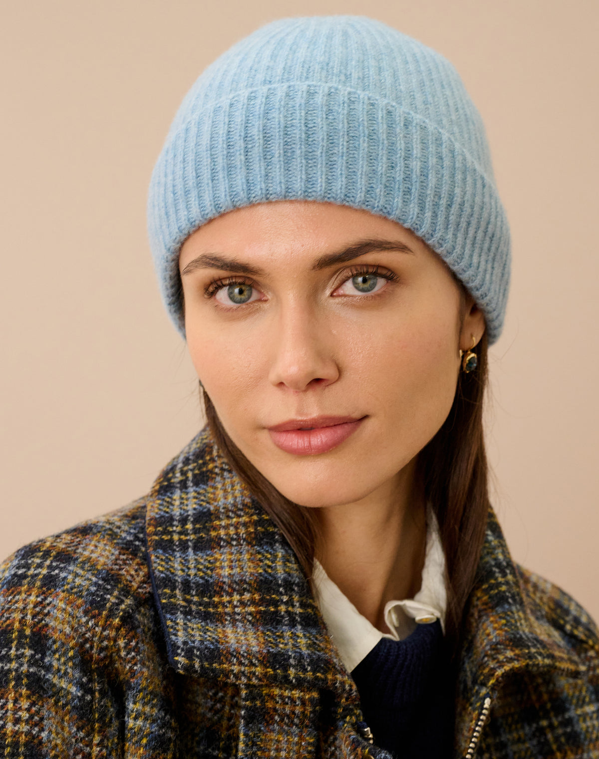 Cashmere Ribbed Hat