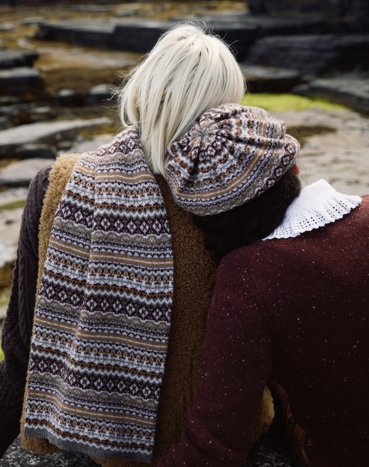 Cashmere Fair Isle Beret