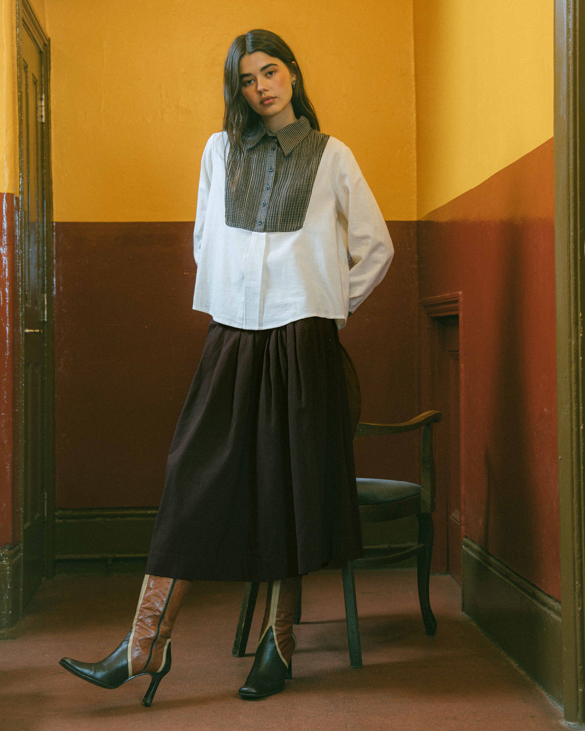 The Patchwork Bib Shirt