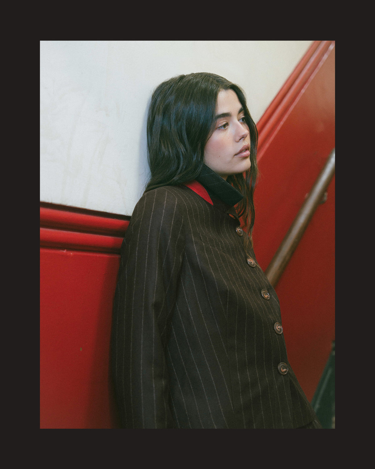 The Wool Pin Stripe Jacket