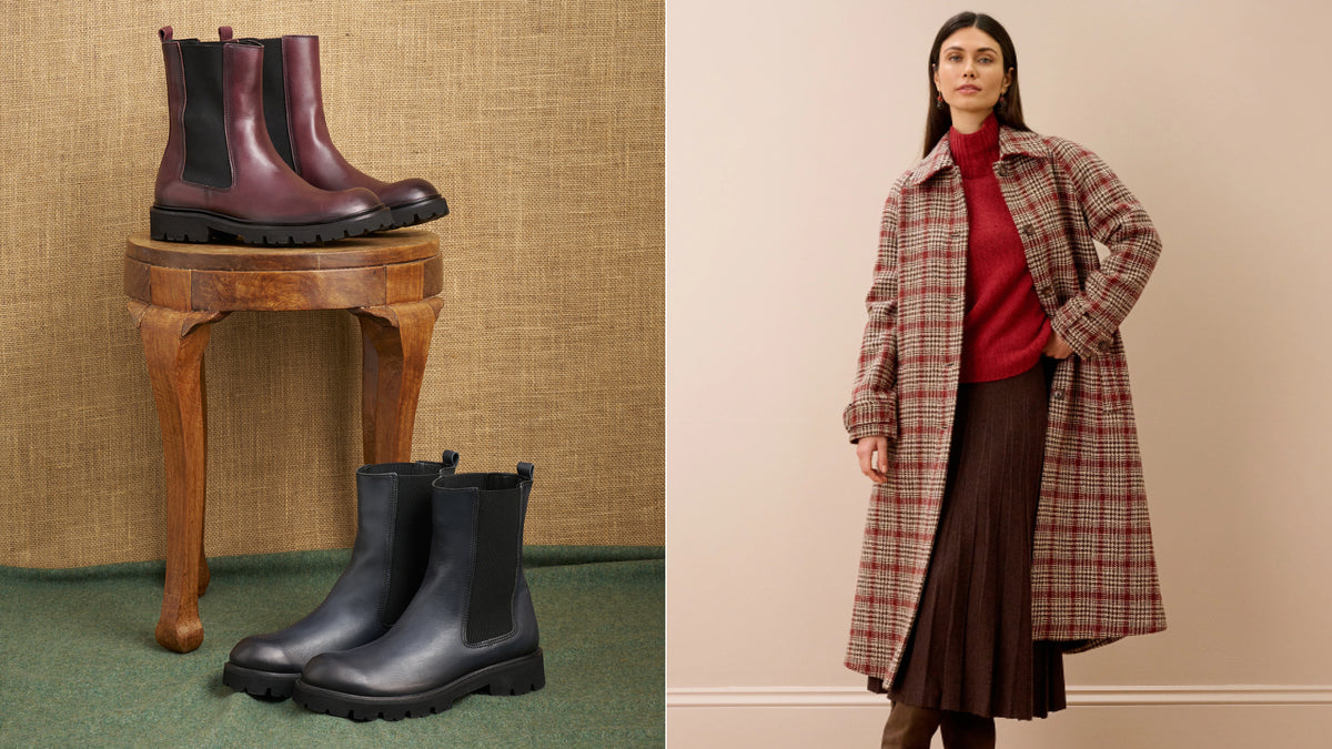 How to Style the Paprika Harris Tweed Swing Coat