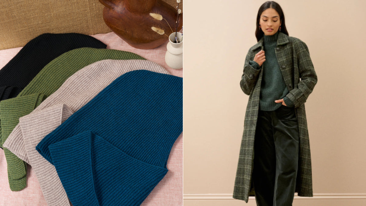 How to Style the Forest Harris Tweed Swing Coat