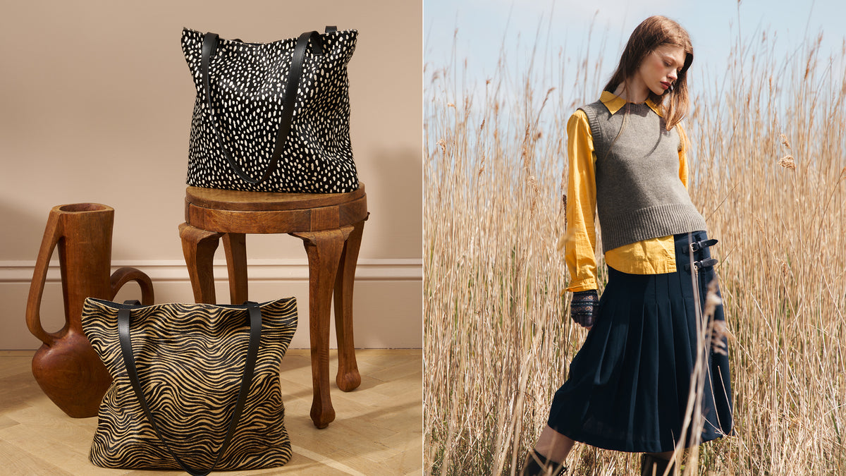 How to Style the Wool Crepe Fringed Kilt