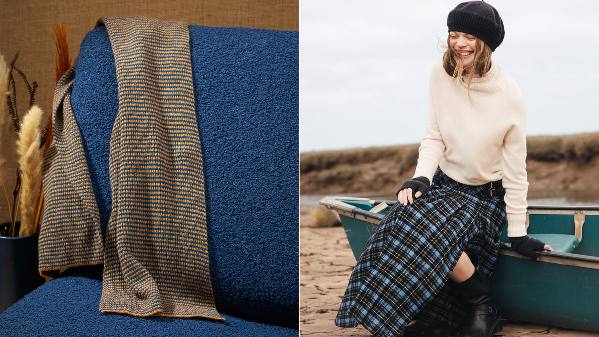 How to Style the Plaid Side Split Kilt