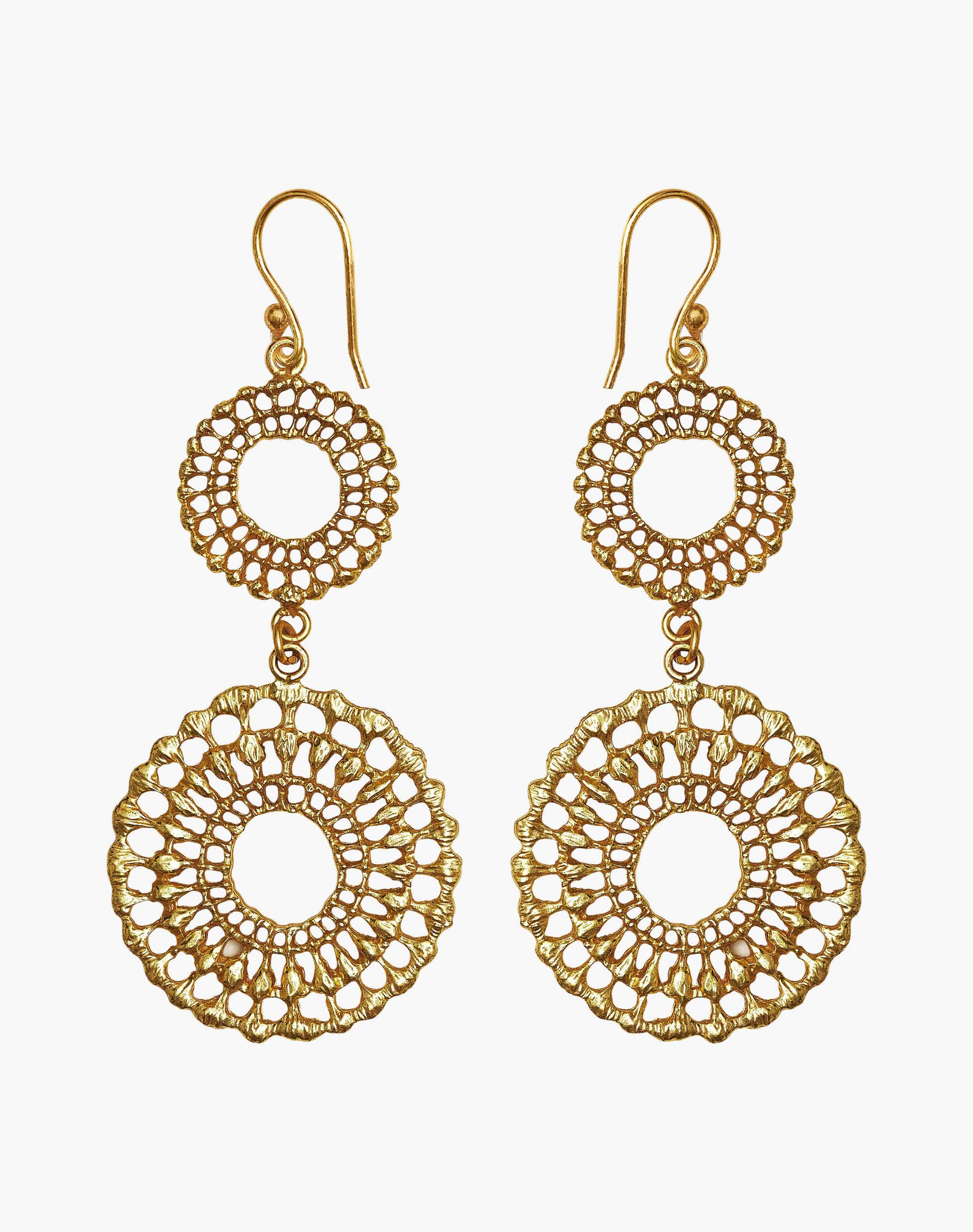 Gold Charm Earrings