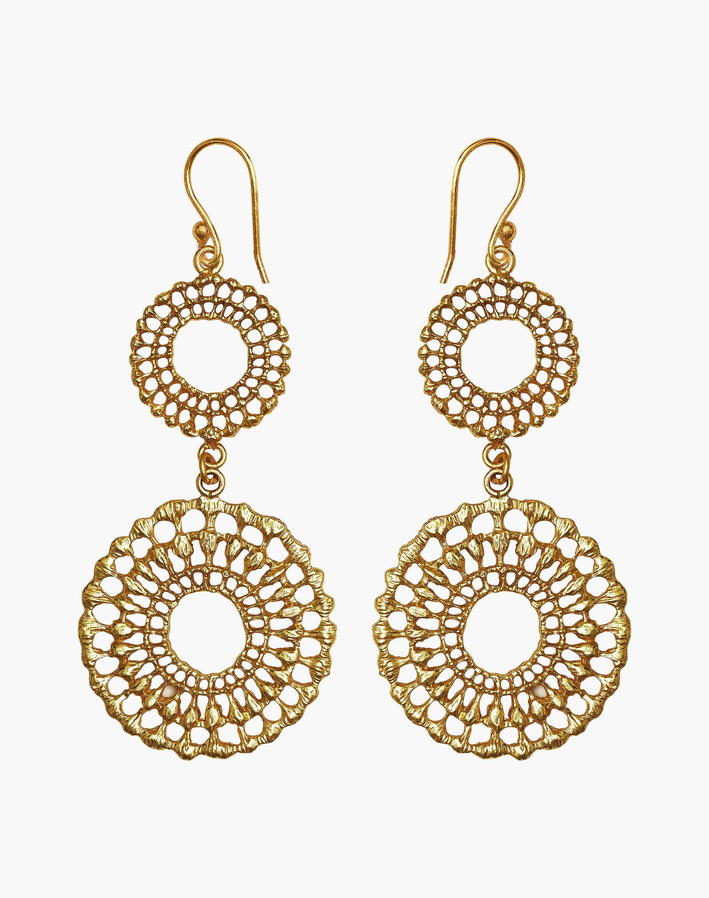 Gold Charm Earrings