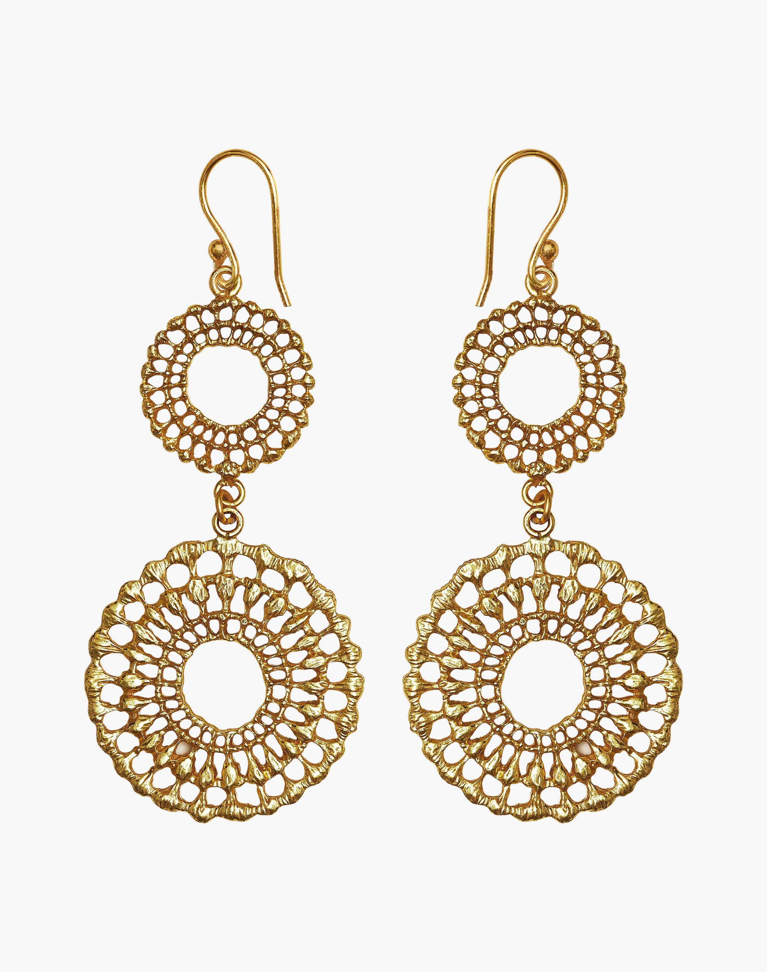Gold Charm Earrings
