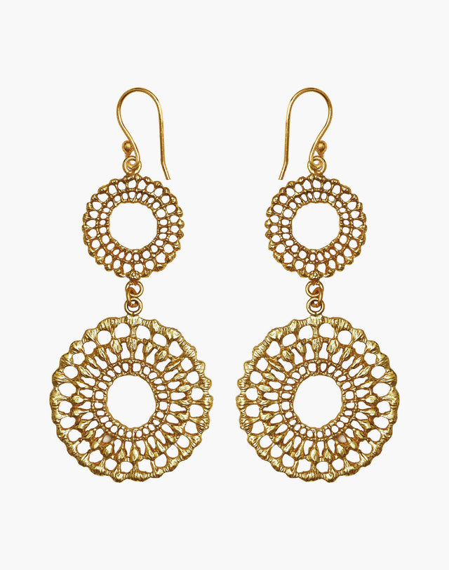 Gold Charm Earrings