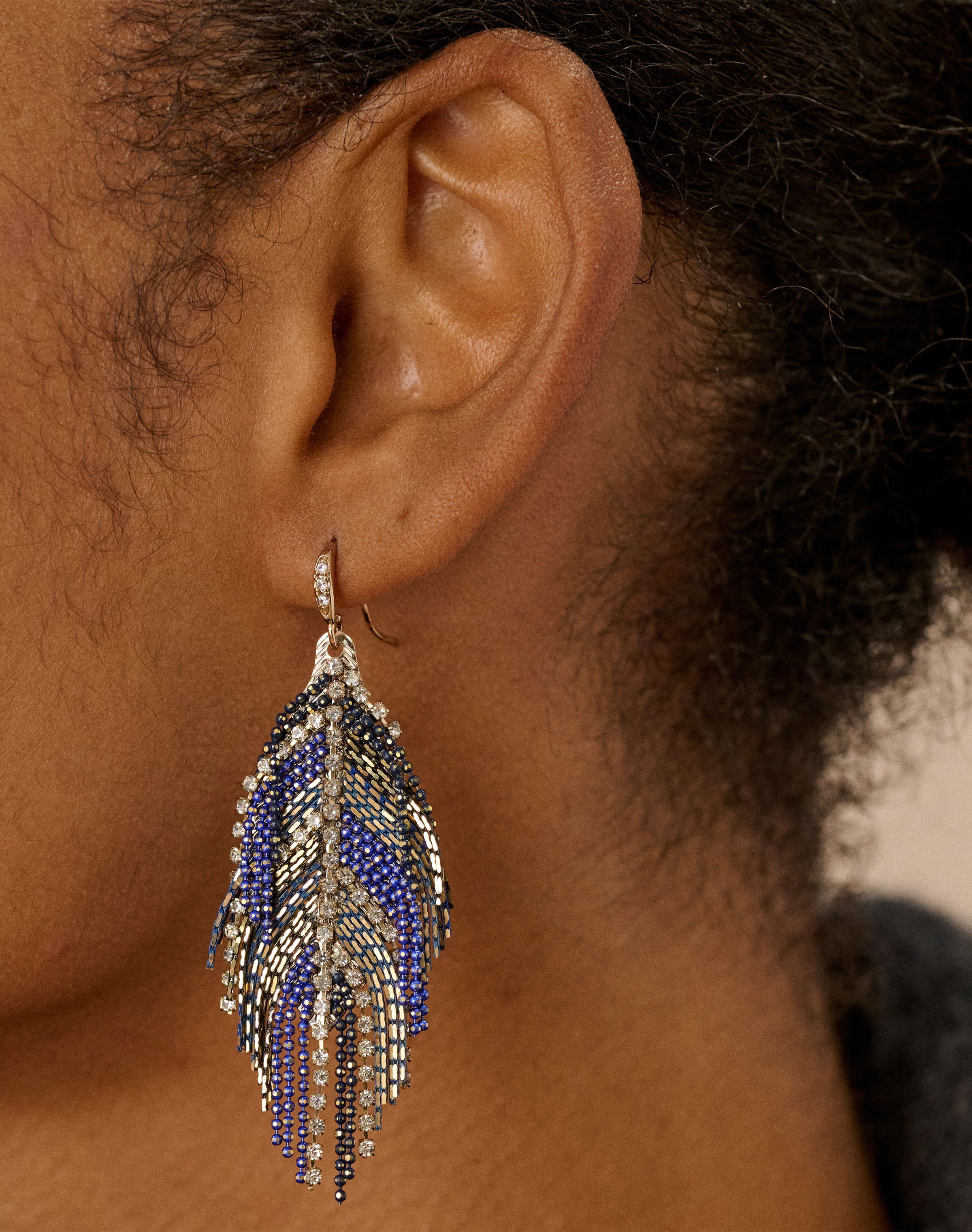 Feather Tassel Earrings