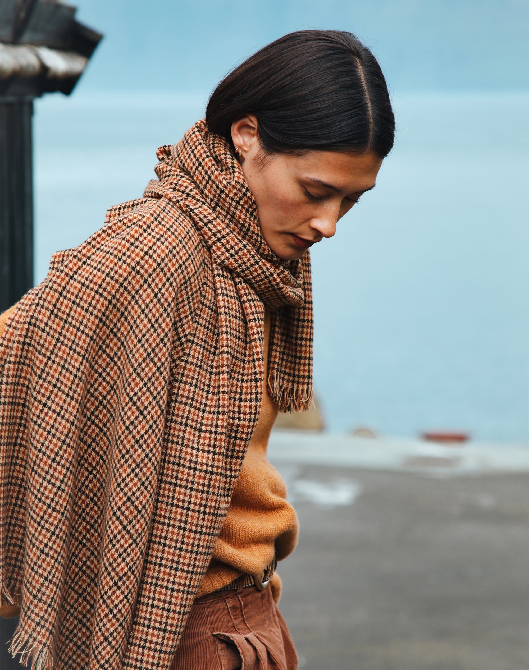 Cashmere Checked Chartouche