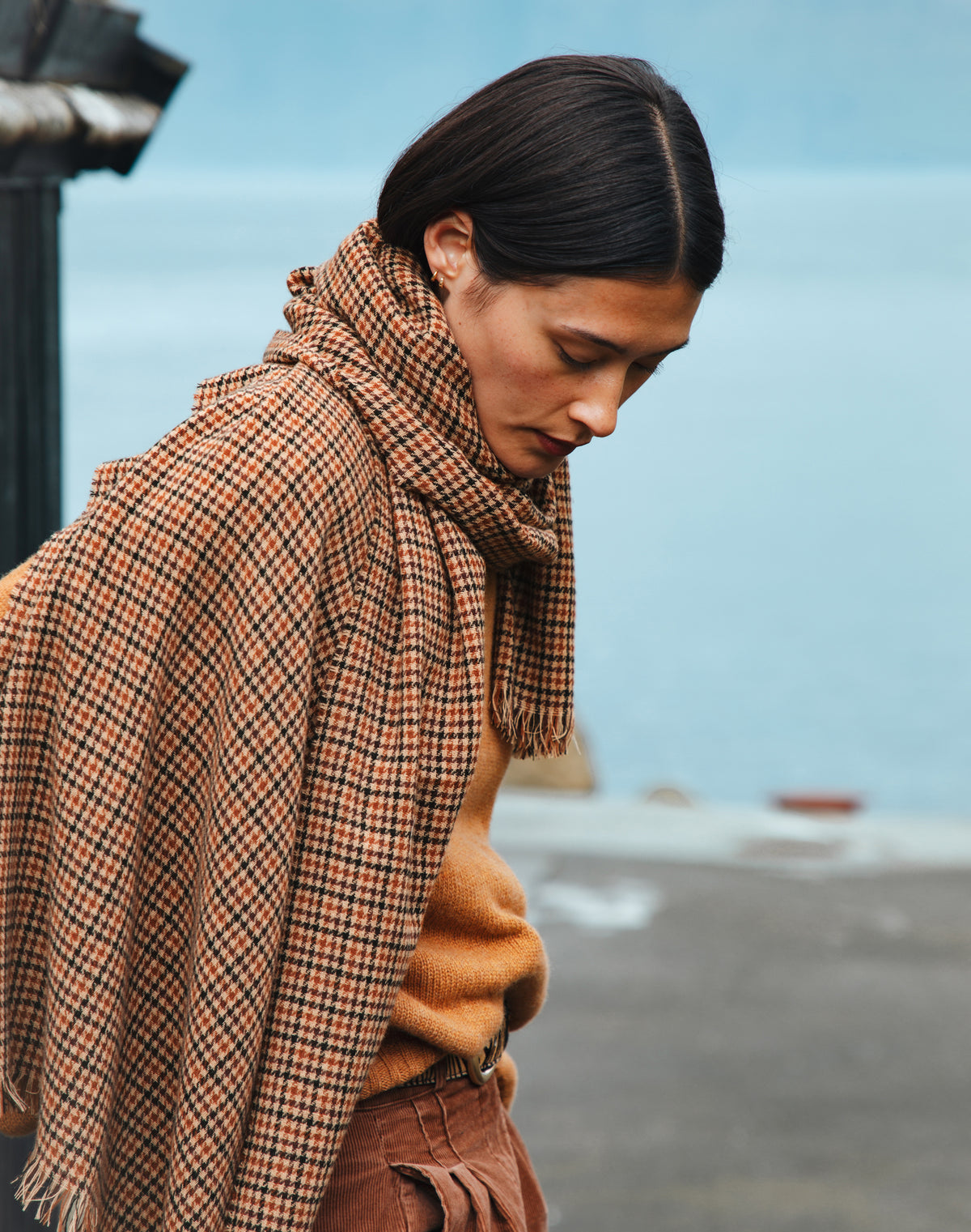 Cashmere Checked Chartouche