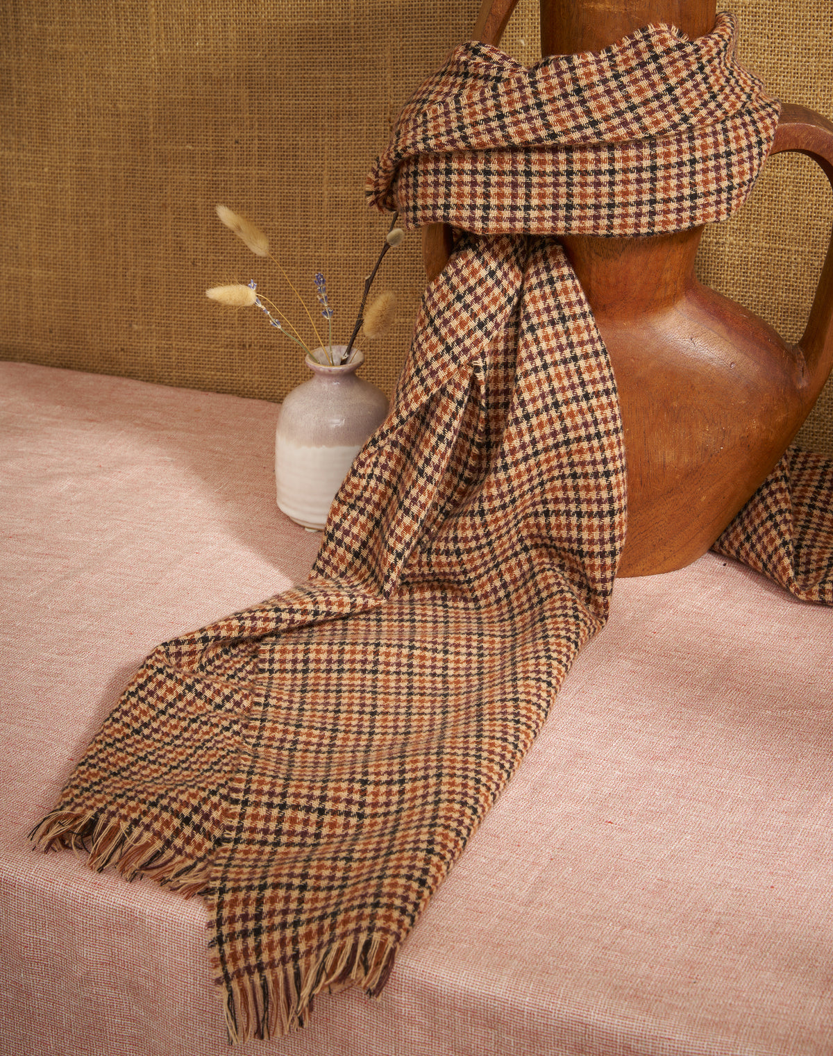 Cashmere Checked Chartouche