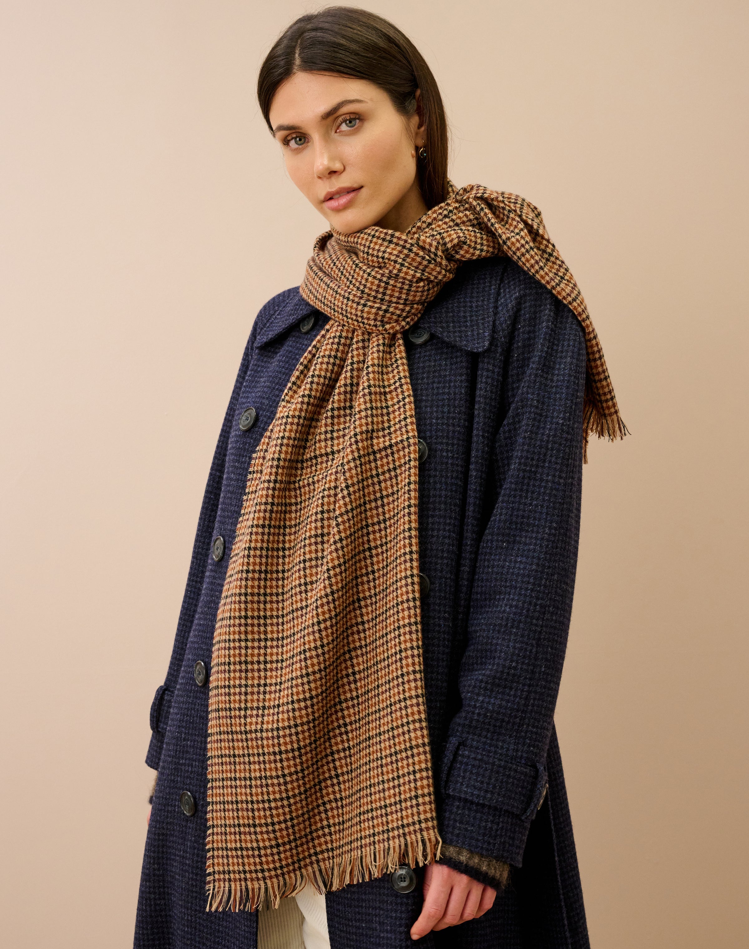 Cashmere Checked Chartouche