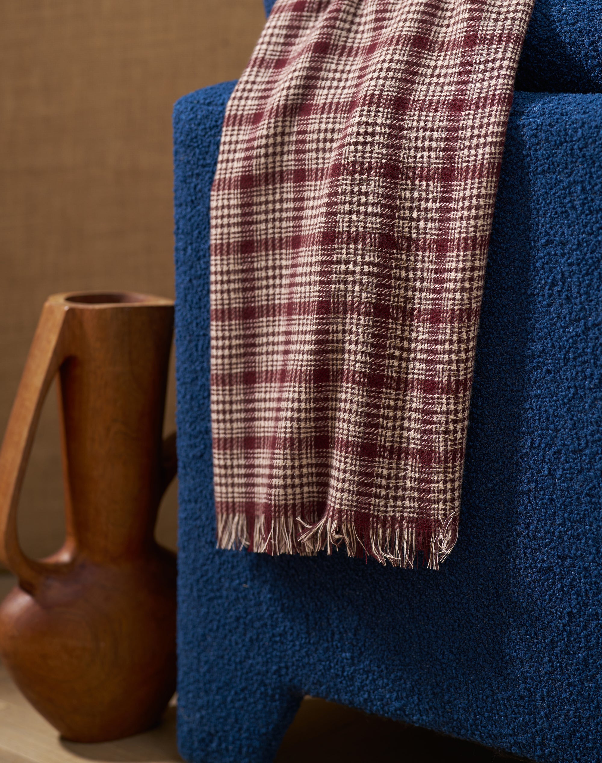 Cashmere Checked Chartouche