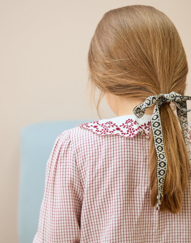 Brushed Cotton Broderie Anglaise Blouse