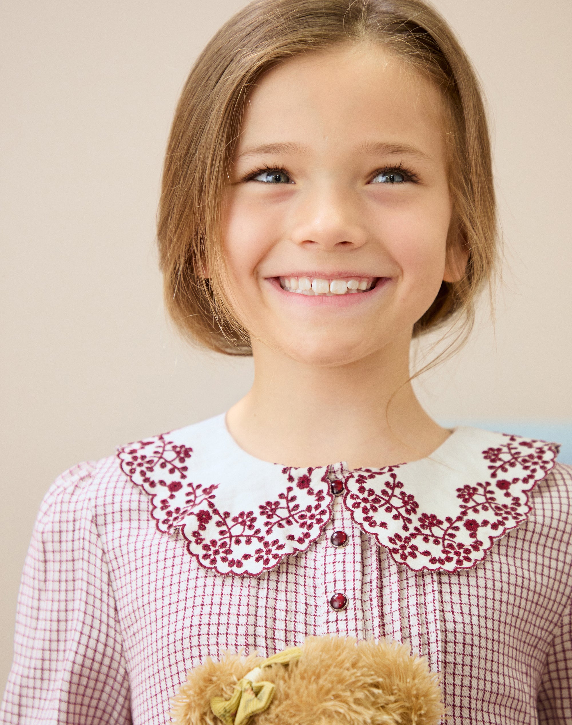 Brushed Cotton Broderie Anglaise Blouse