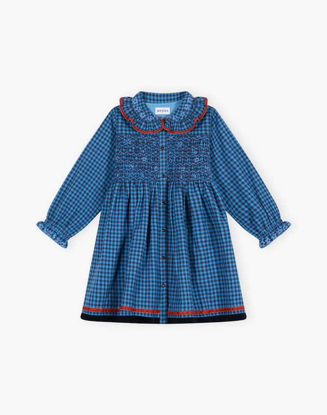 Brushed Cotton Gingham Dress