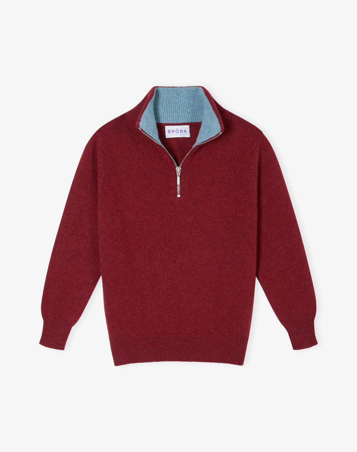 Cashmere Zip Turtle Neck