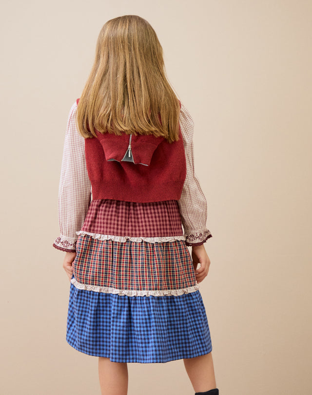 Brushed Cotton Patchwork Skirt