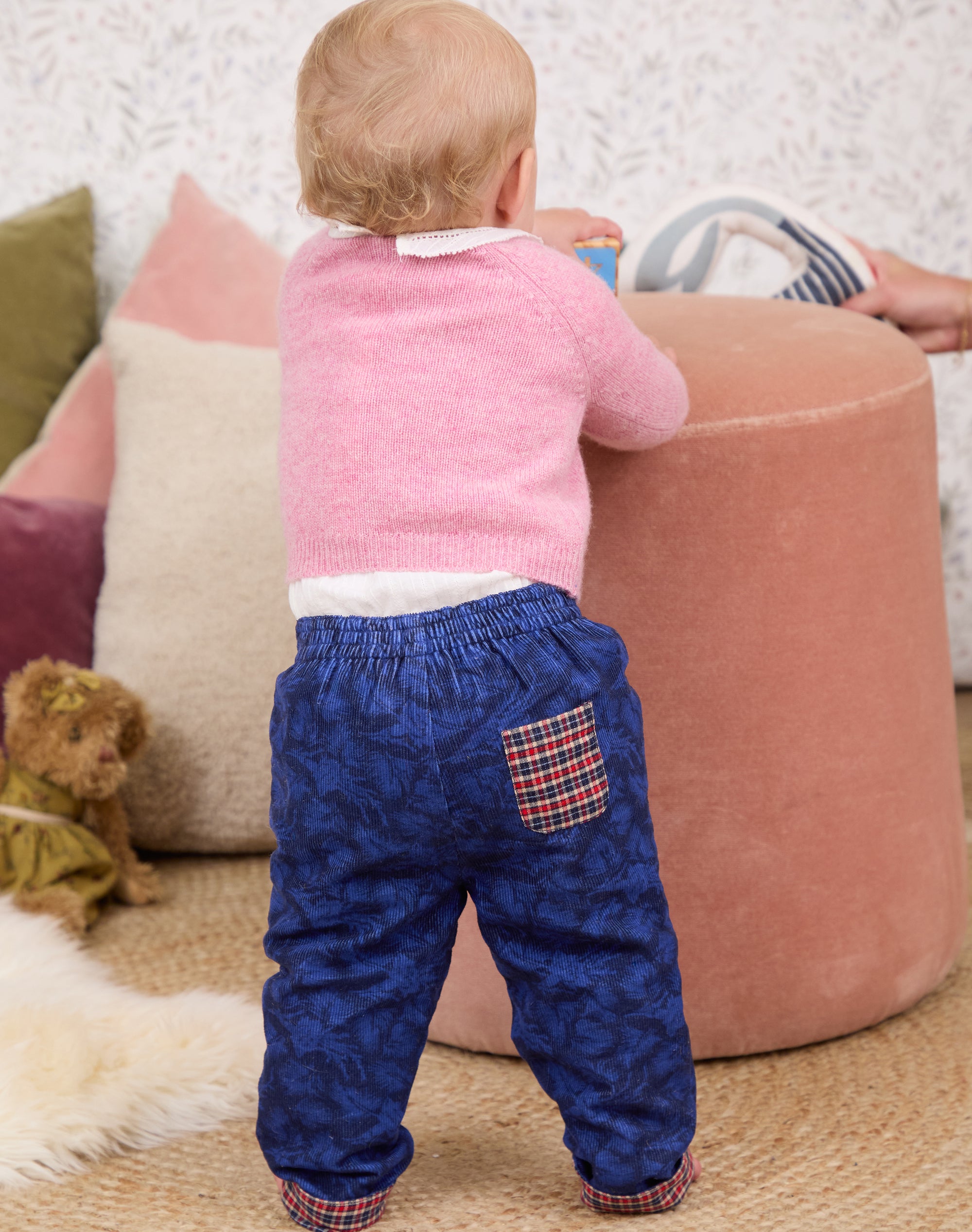 Cotton Corduroy Reversible Trousers