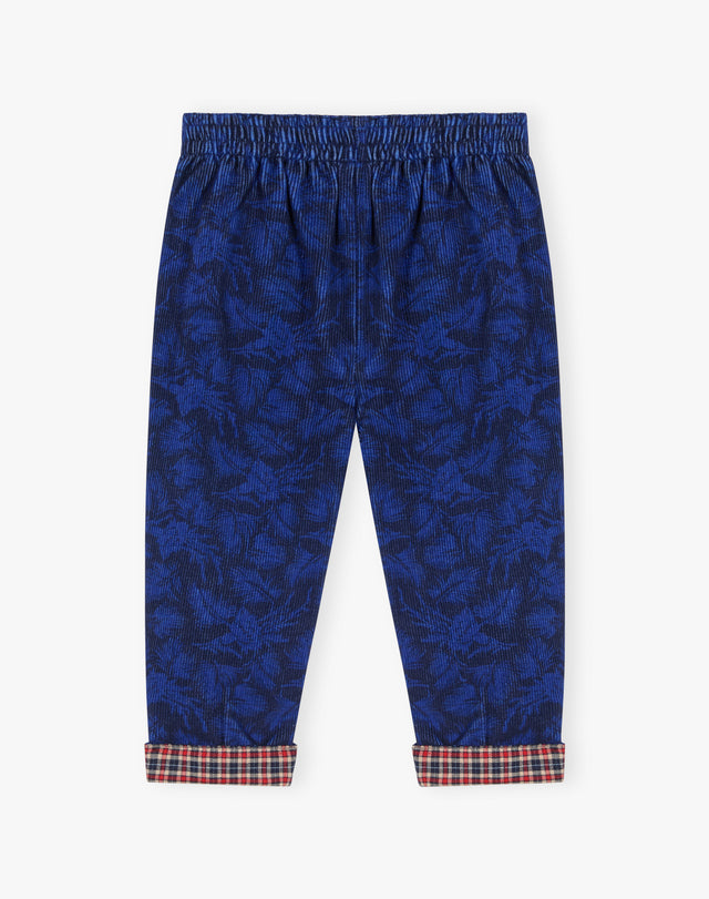 Cotton Corduroy Reversible Trousers