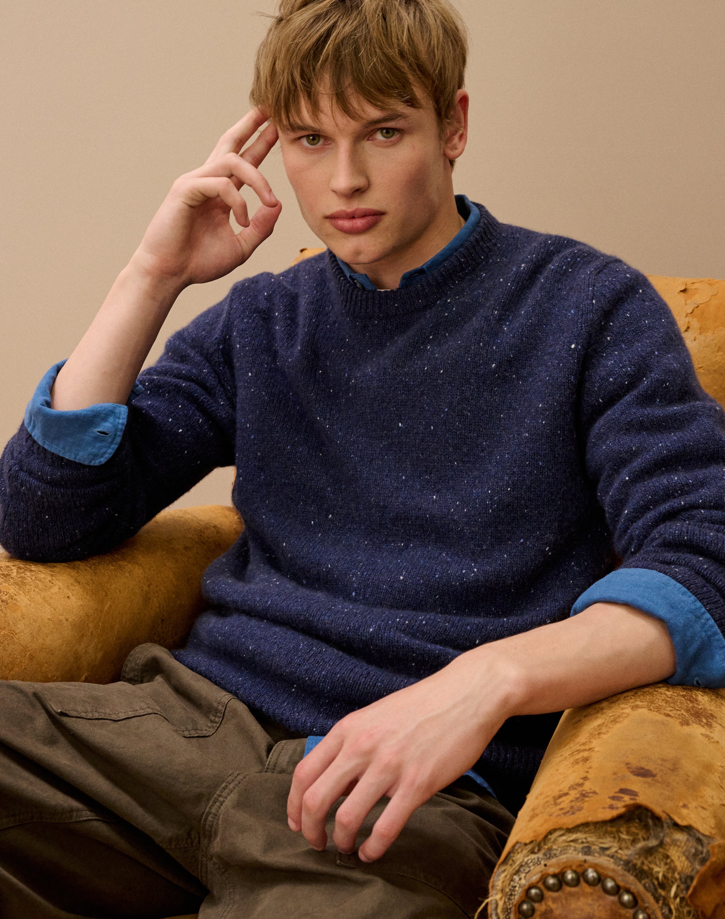 Cashmere Donegal Jumper