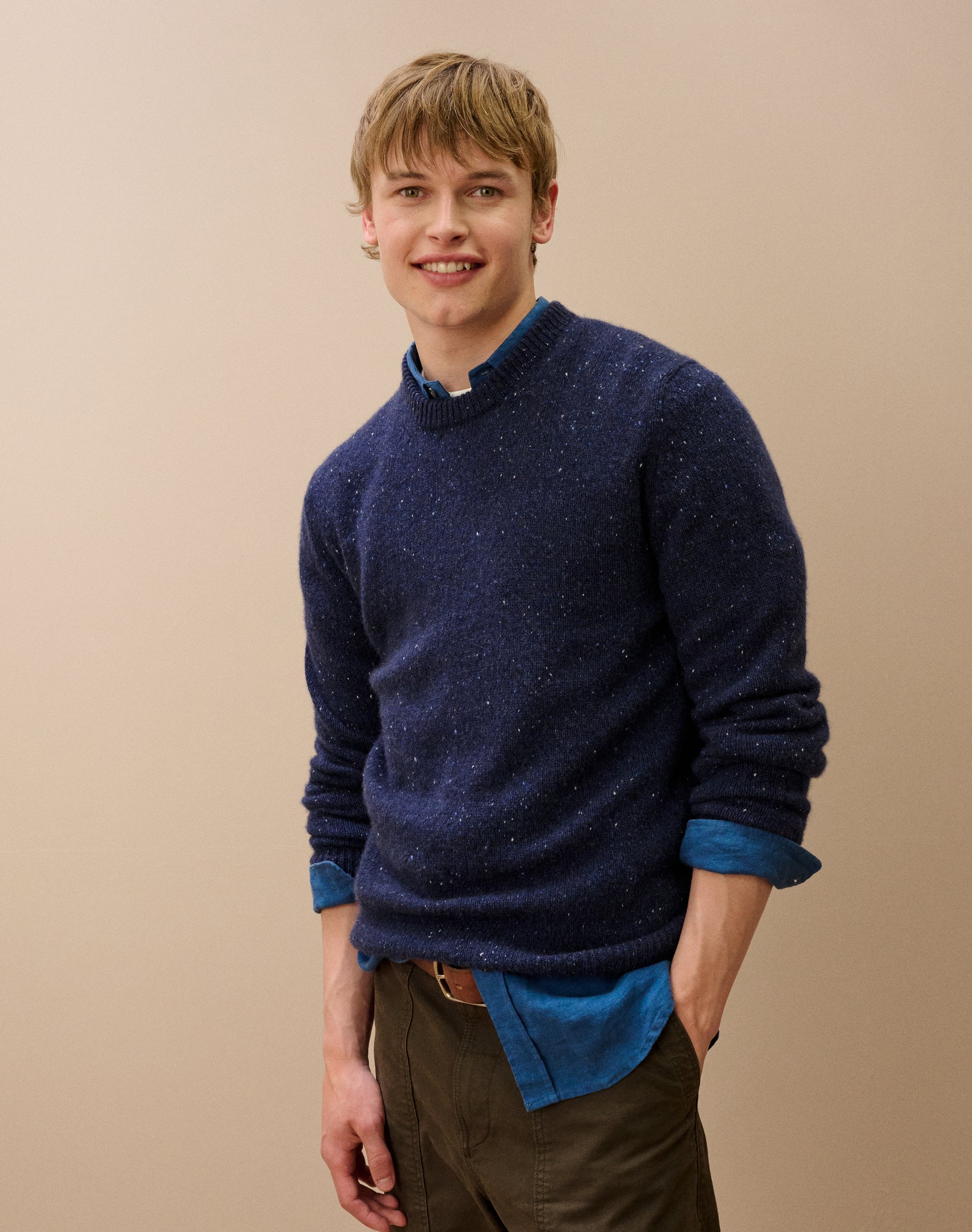 Cashmere Donegal Jumper