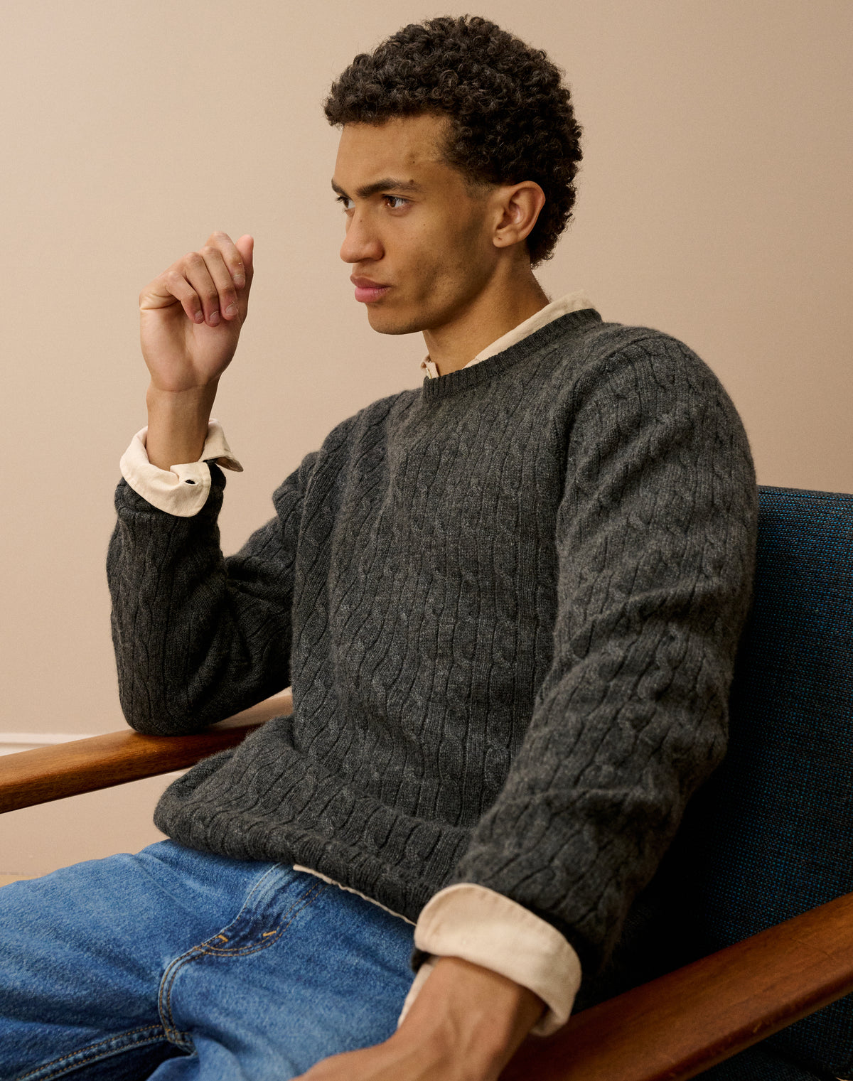 Cashmere Cable Knit Jumper