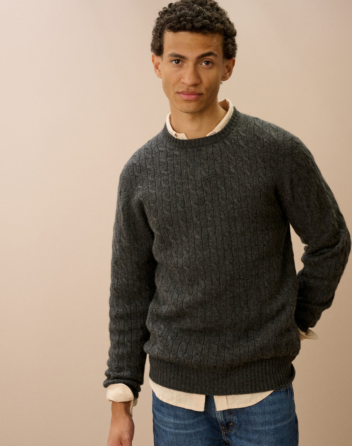 Cashmere Cable Knit Jumper