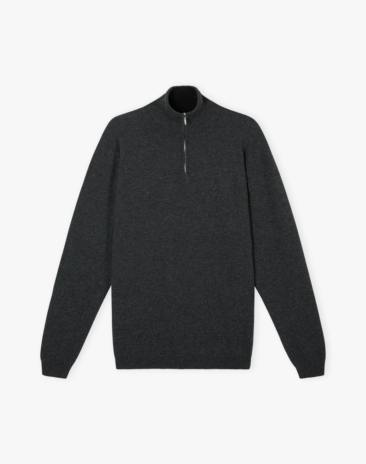Cashmere Zip Turtle Neck Jumper