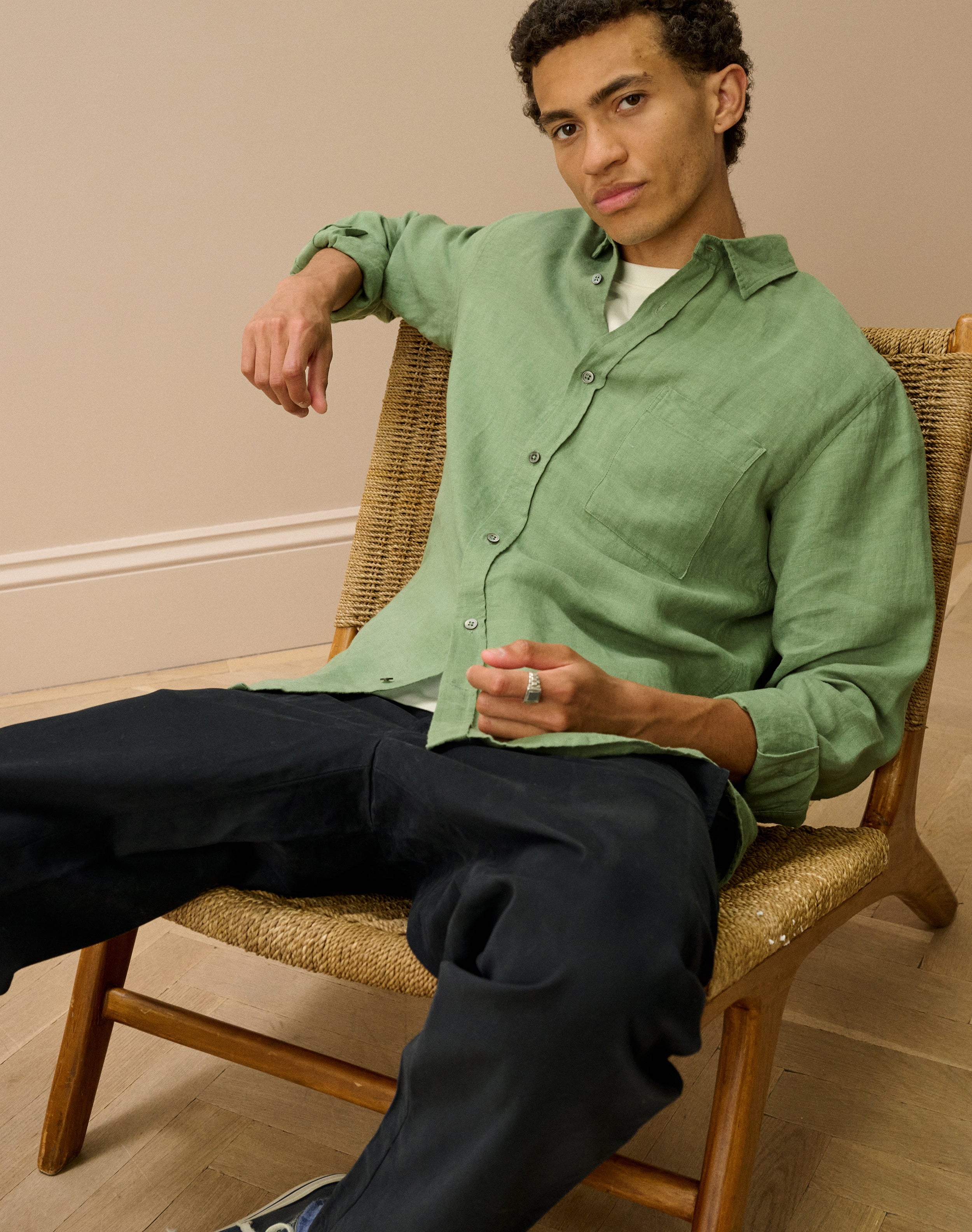 Laundered Linen Shirt