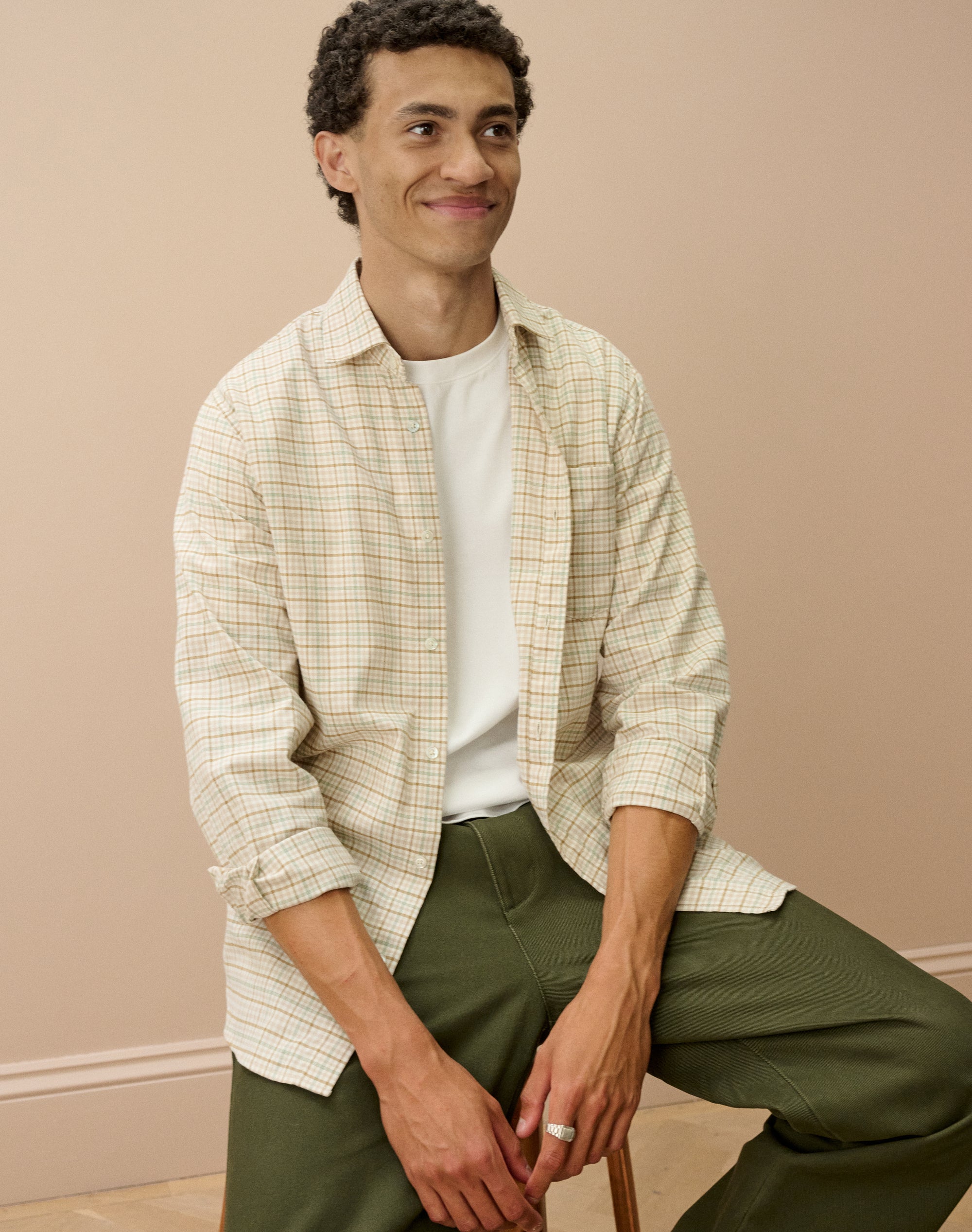 Brushed Cotton Check Shirt