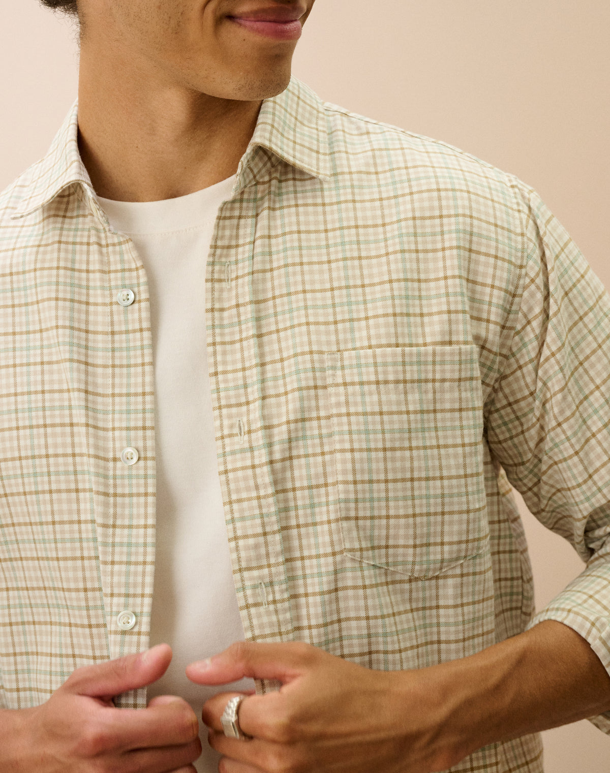 Brushed Cotton Check Shirt