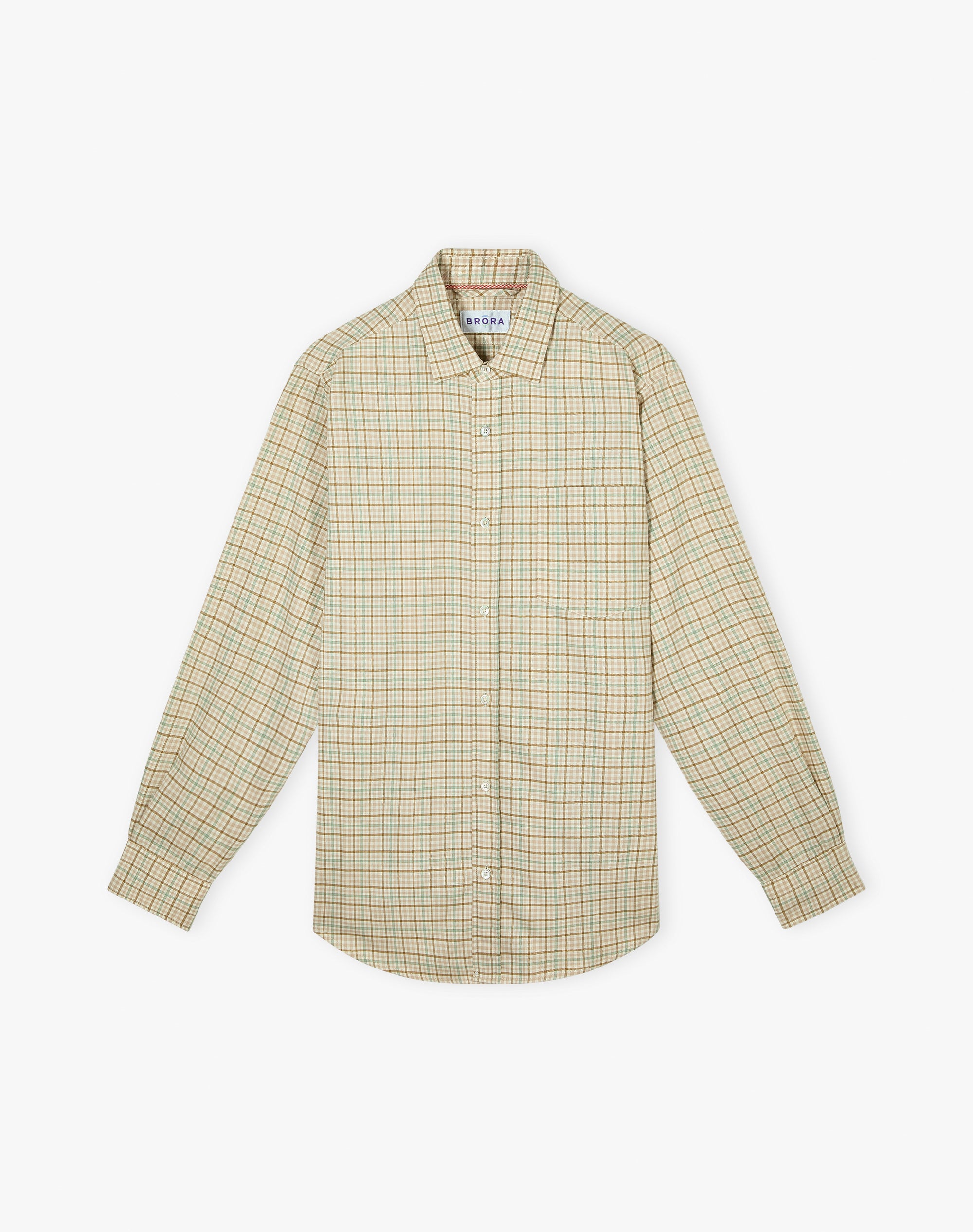 Brushed Cotton Check Shirt