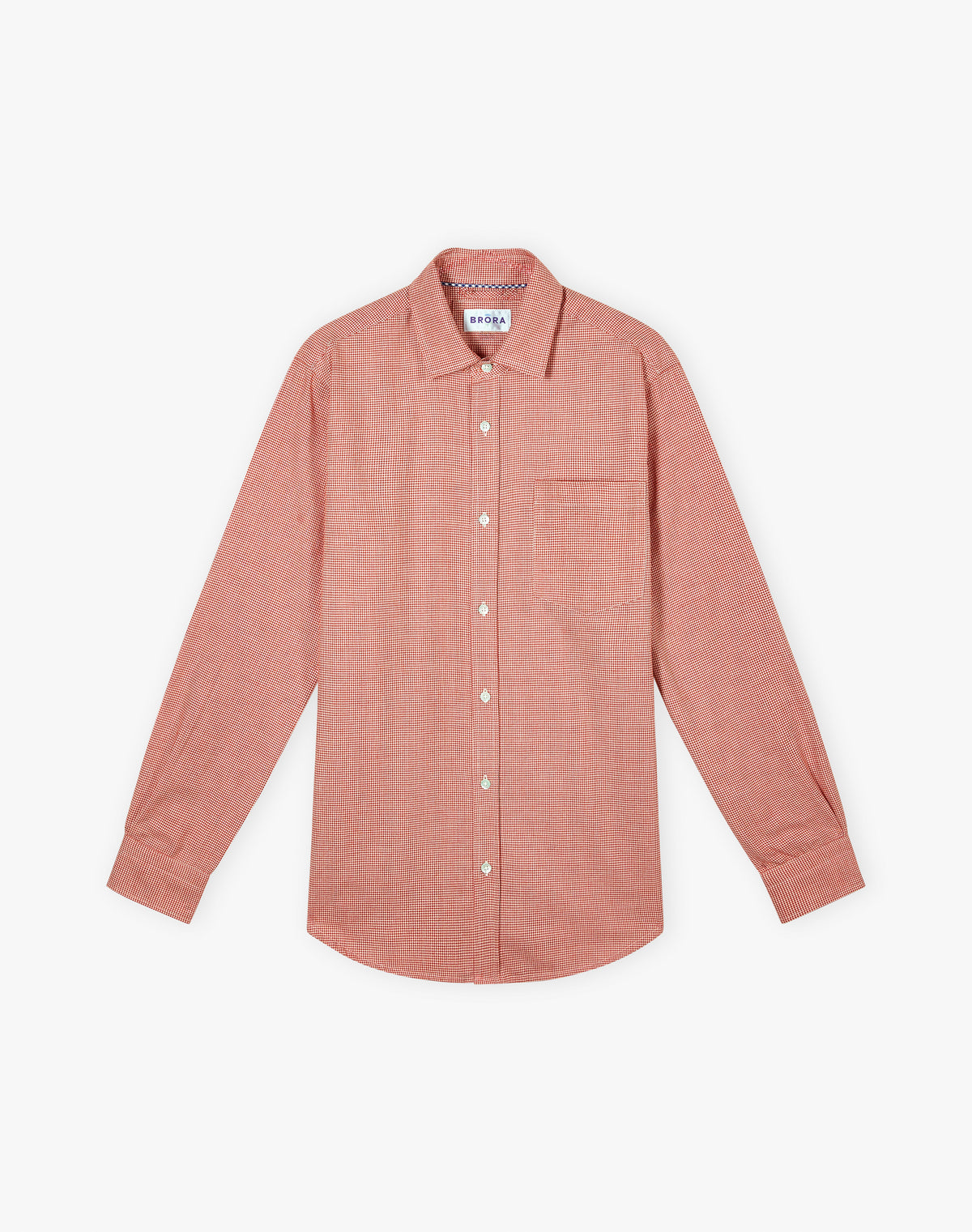 Brushed Cotton Houndstooth Shirt