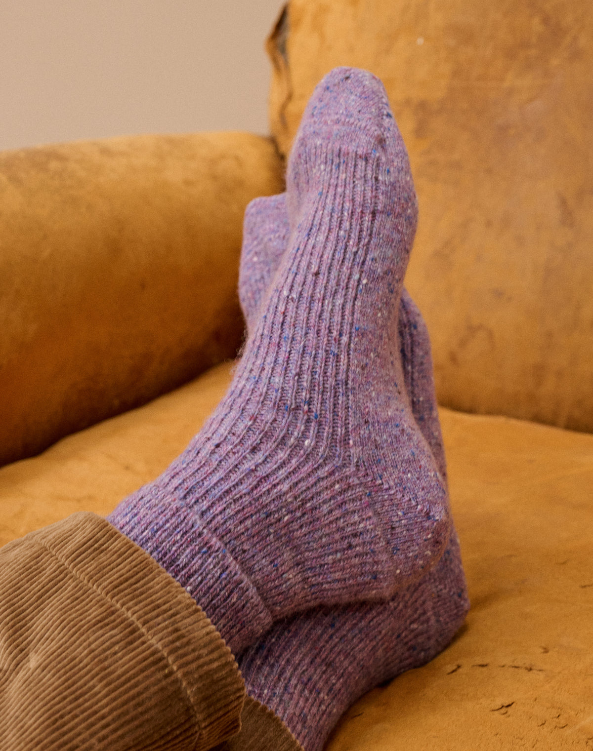 Women's Cashmere Donegal Socks