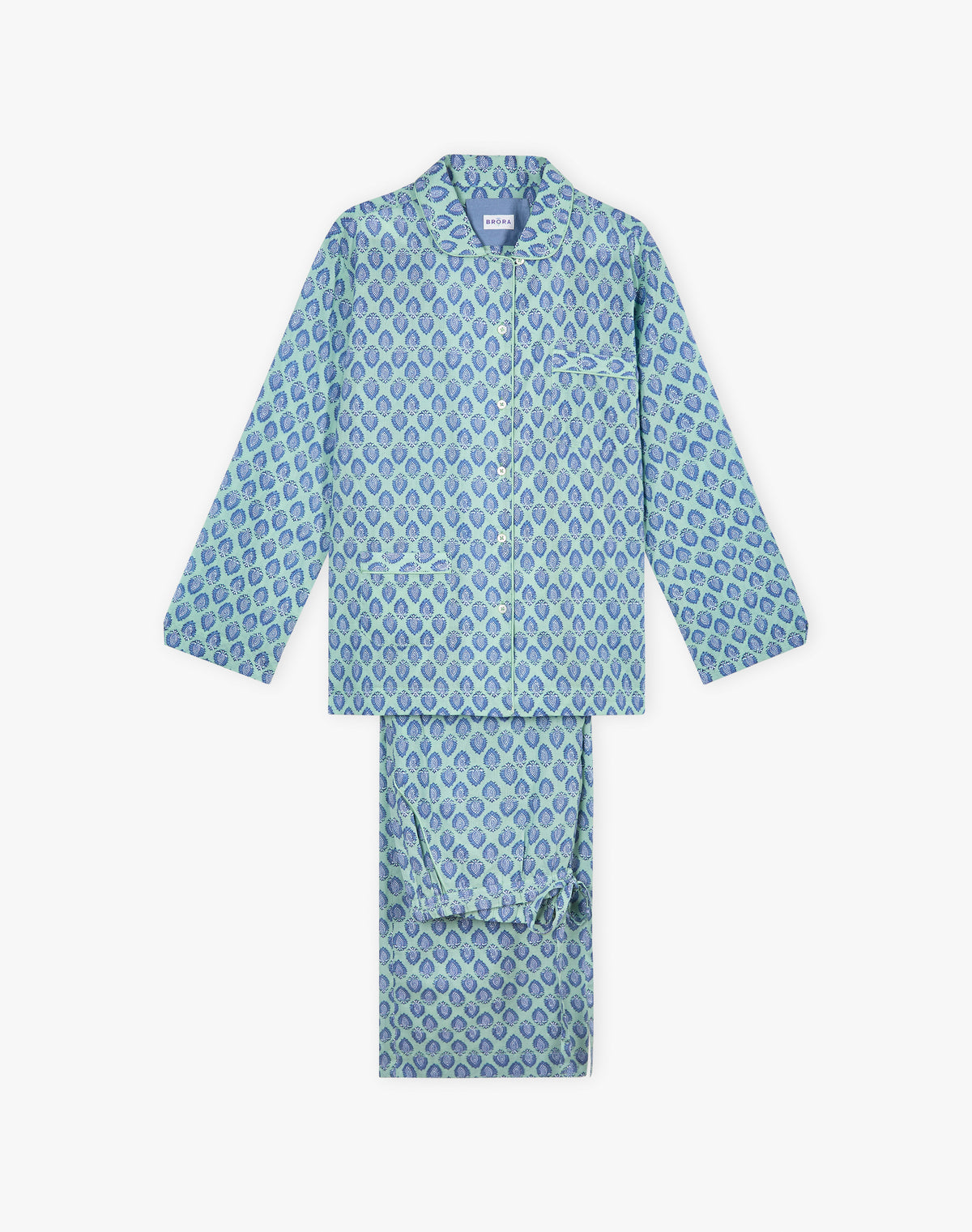 Organic Cotton Block Print Pyjamas