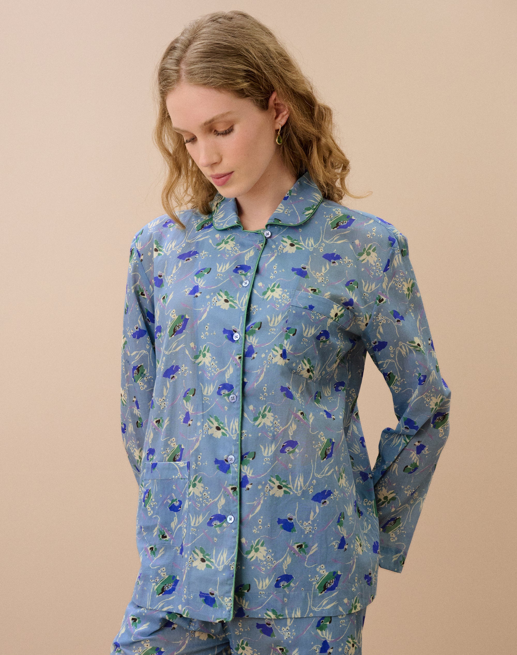 Cotton Floral Print Pyjamas