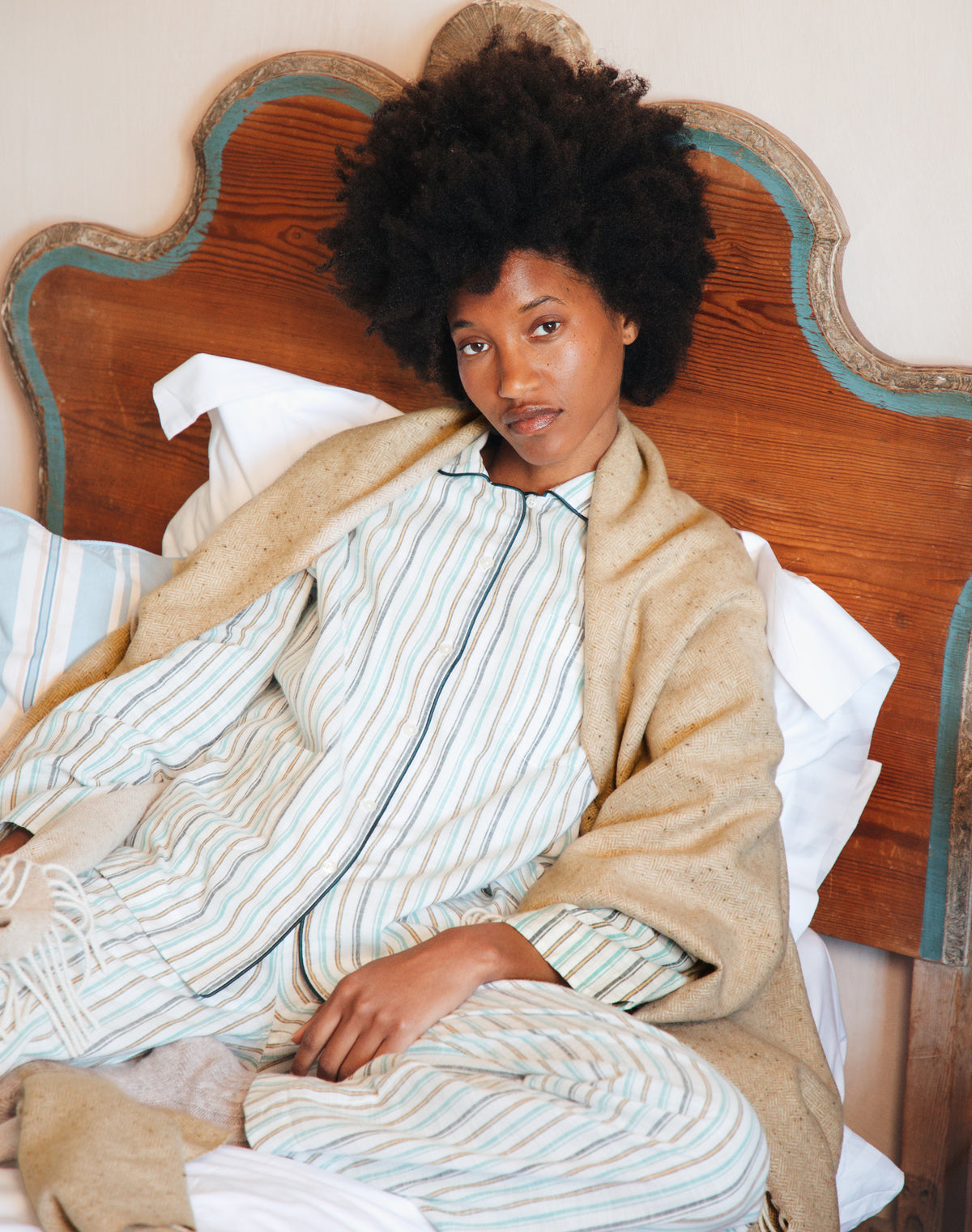 Brushed Cotton Stripe Pyjamas