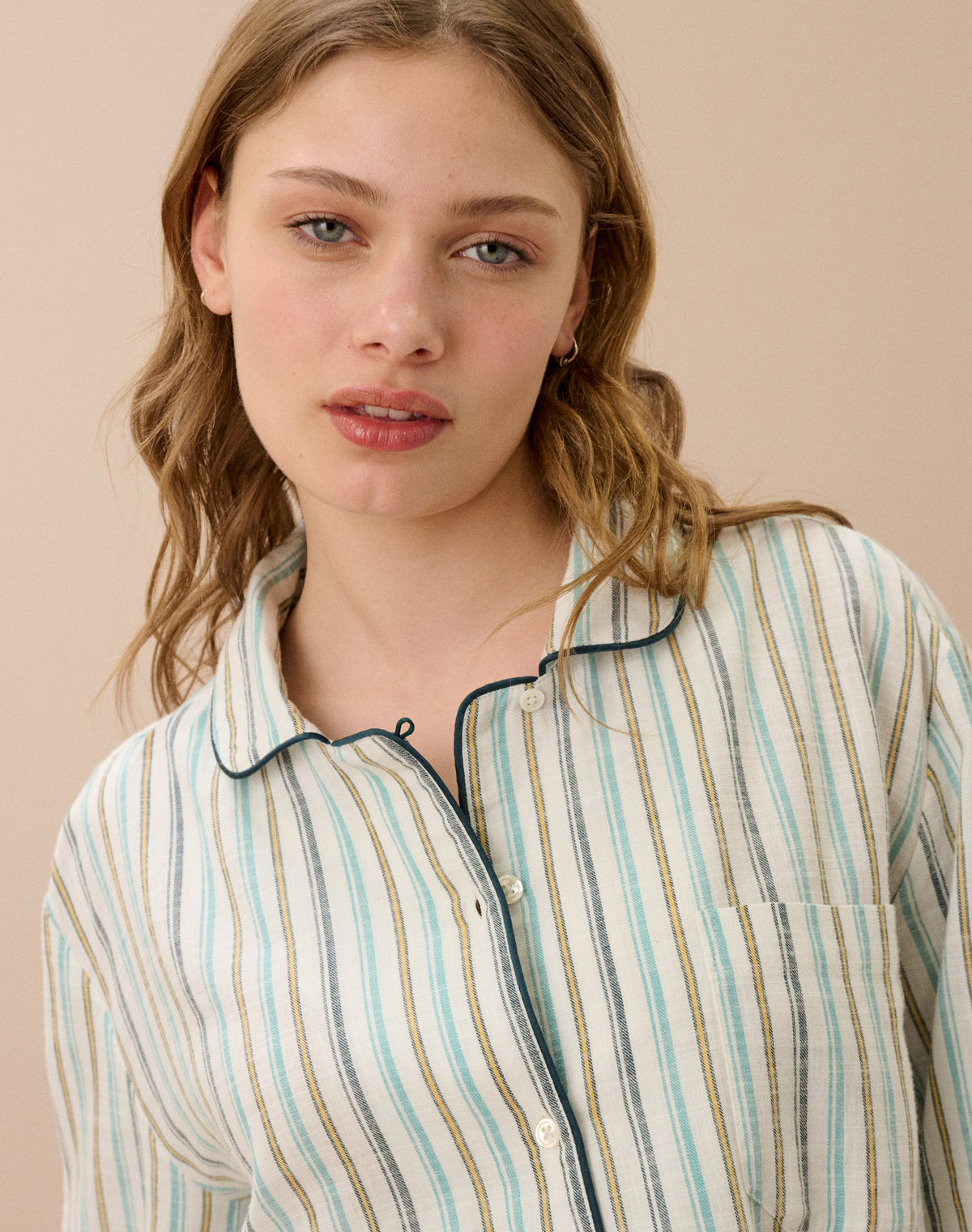 Brushed Cotton Stripe Pyjamas