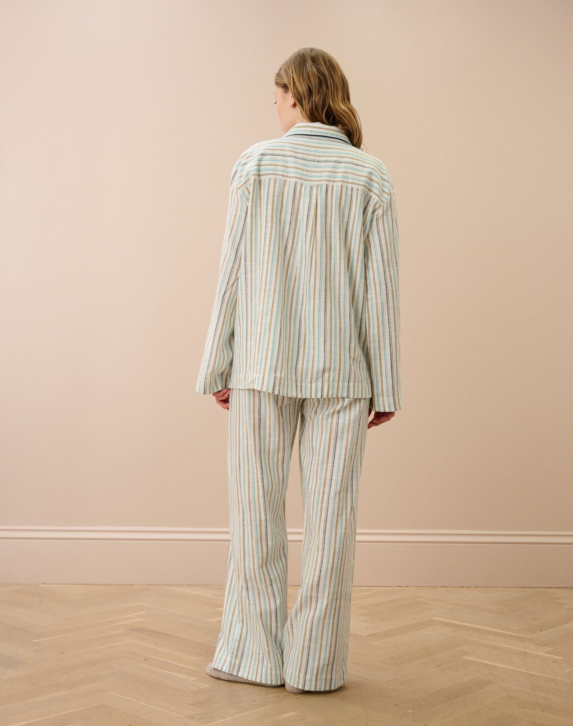 Brushed Cotton Stripe Pyjamas