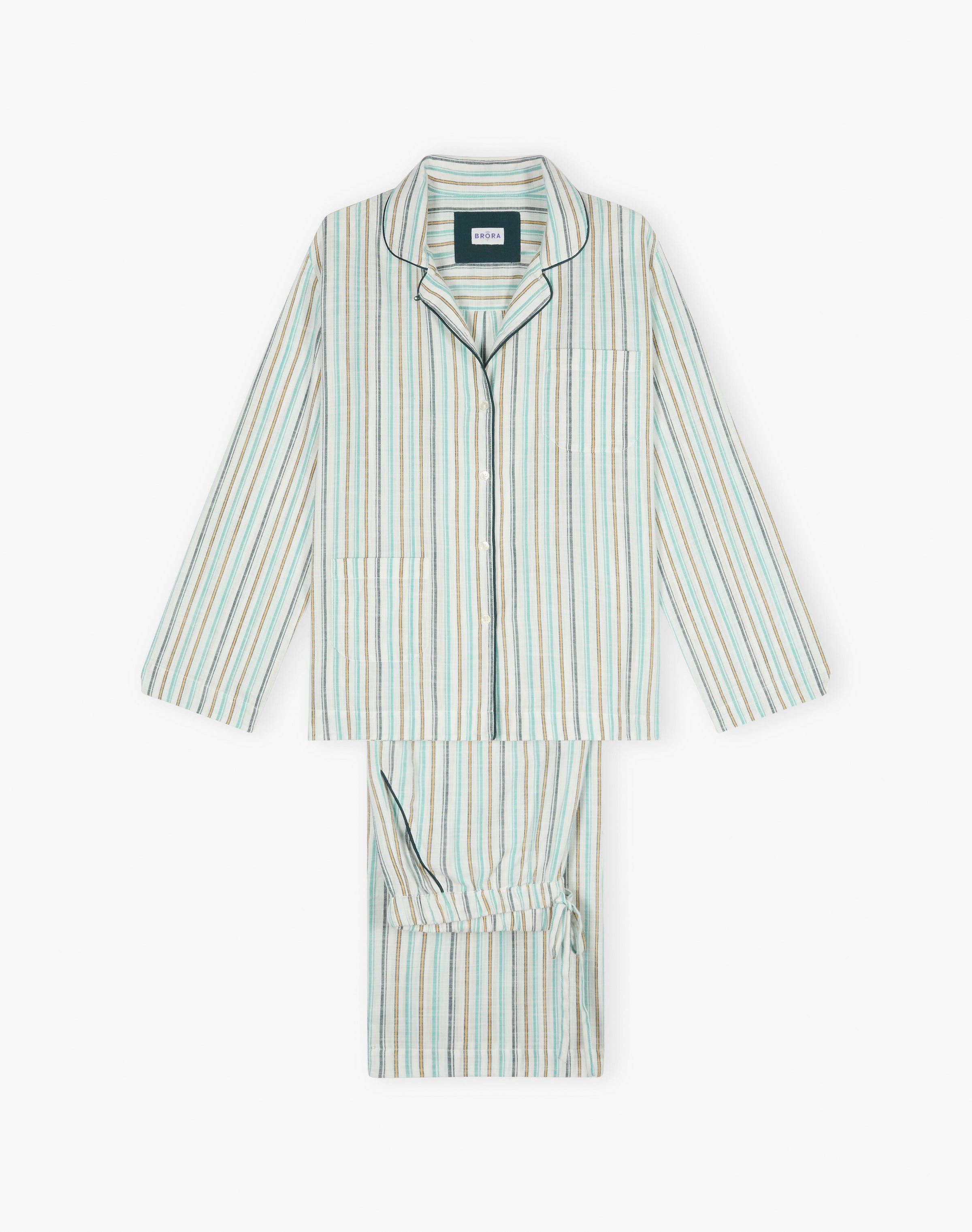 Brushed Cotton Stripe Pyjamas