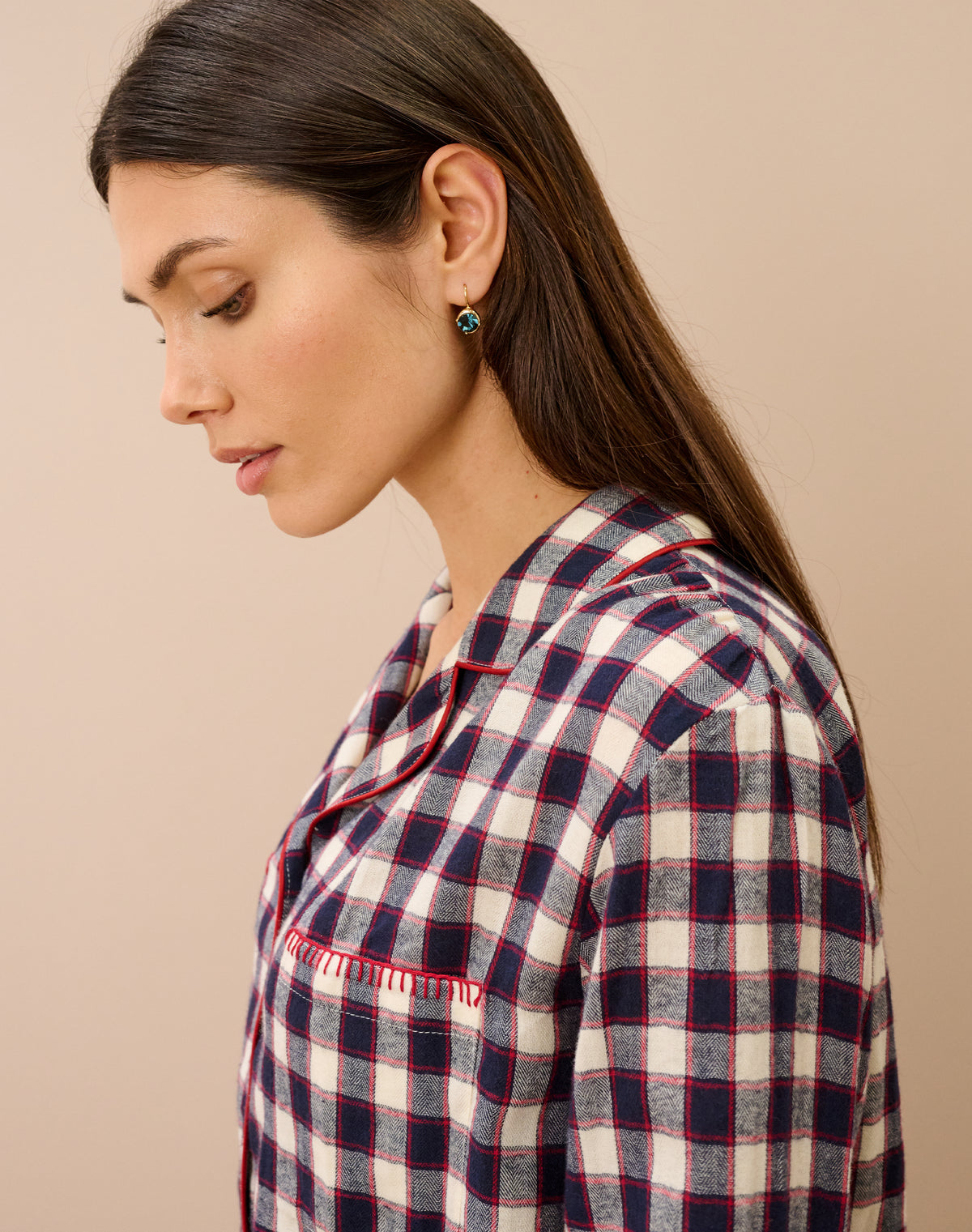 Brushed Cotton Check Pyjamas