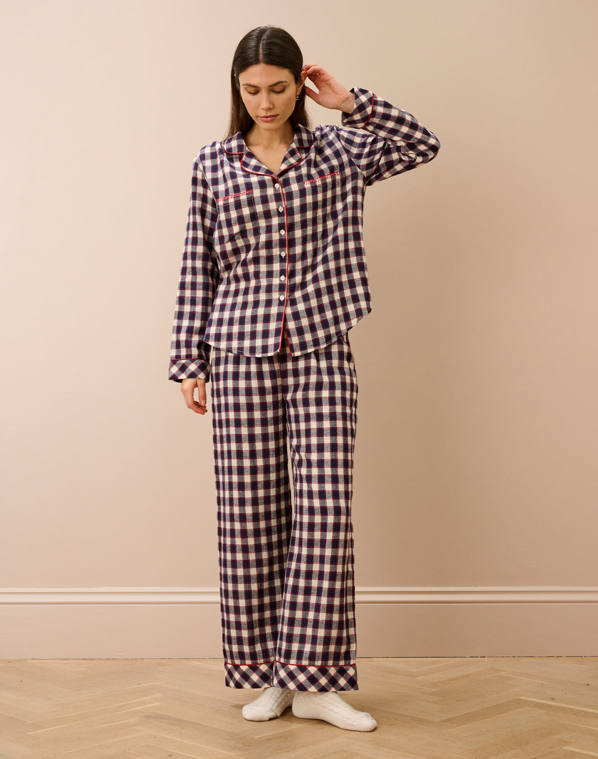 Brushed Cotton Check Pyjamas