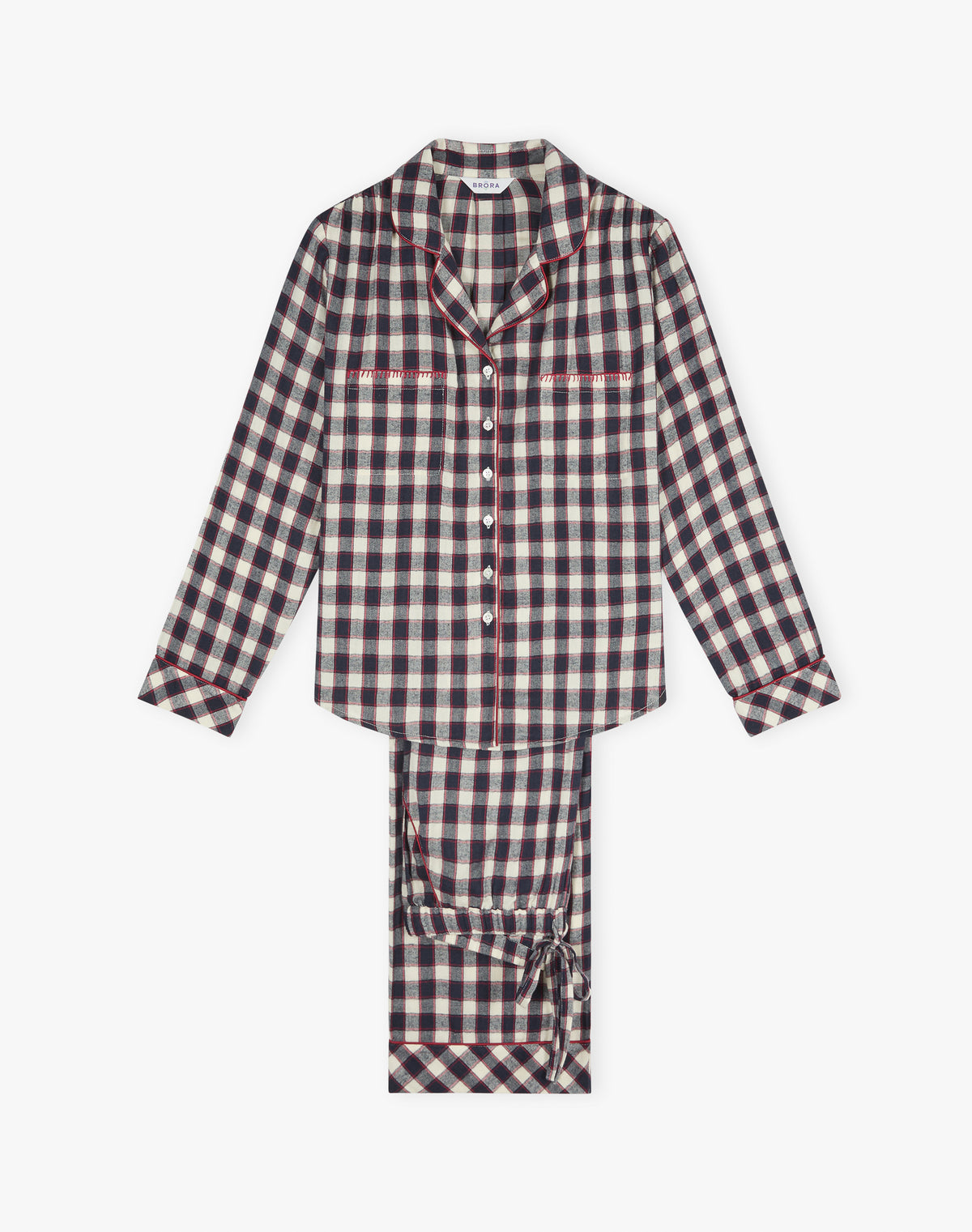 Brushed Cotton Check Pyjamas