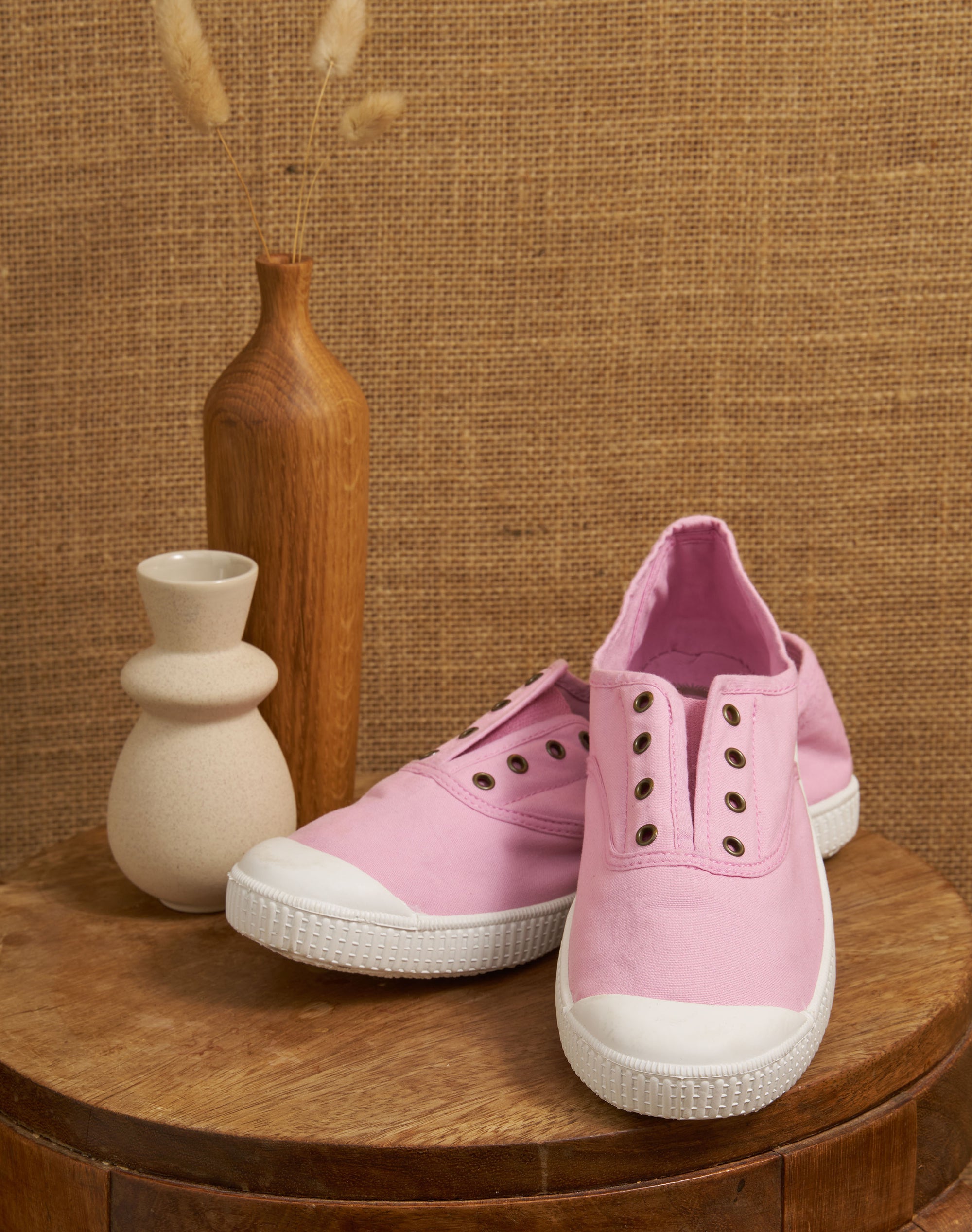 Eyelet Slip On Gym Shoes