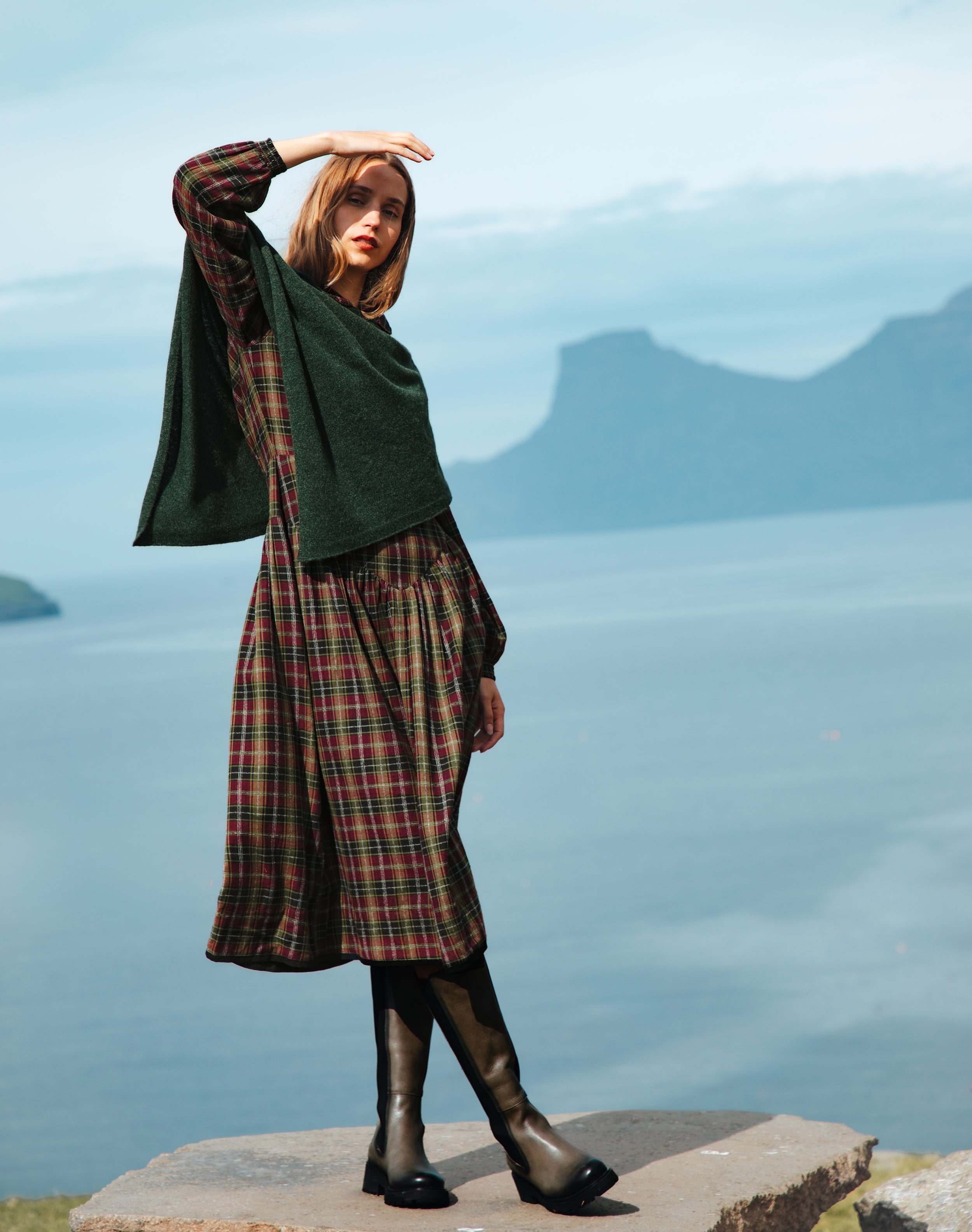 Leather Knee High Boots