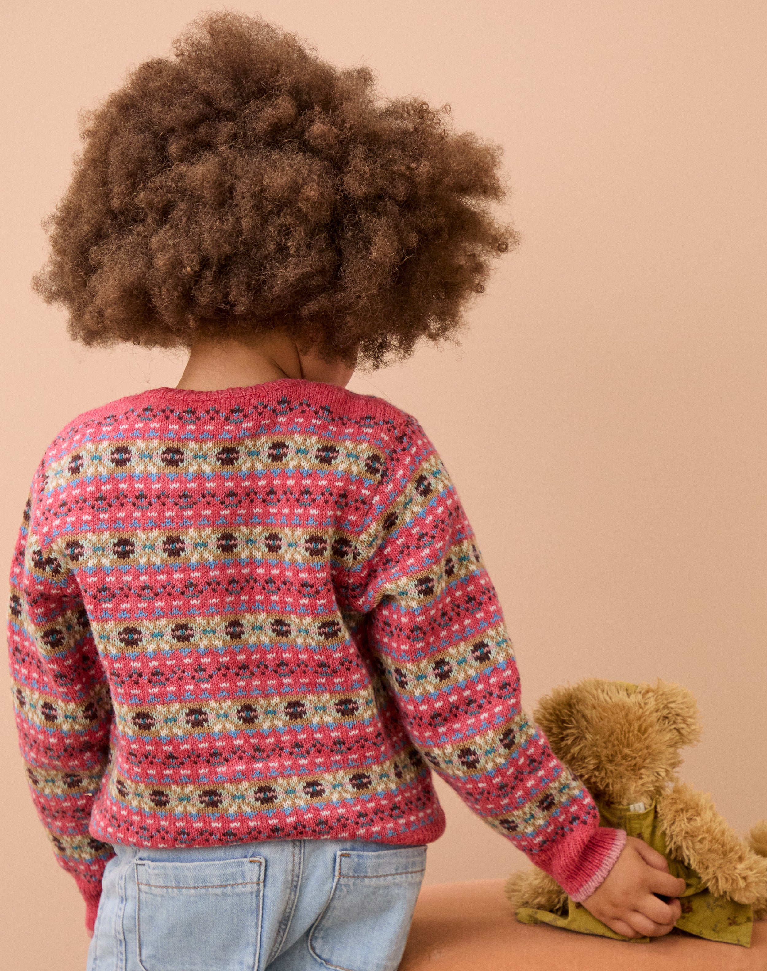 Merino Lambswool Fair Isle Cardigan