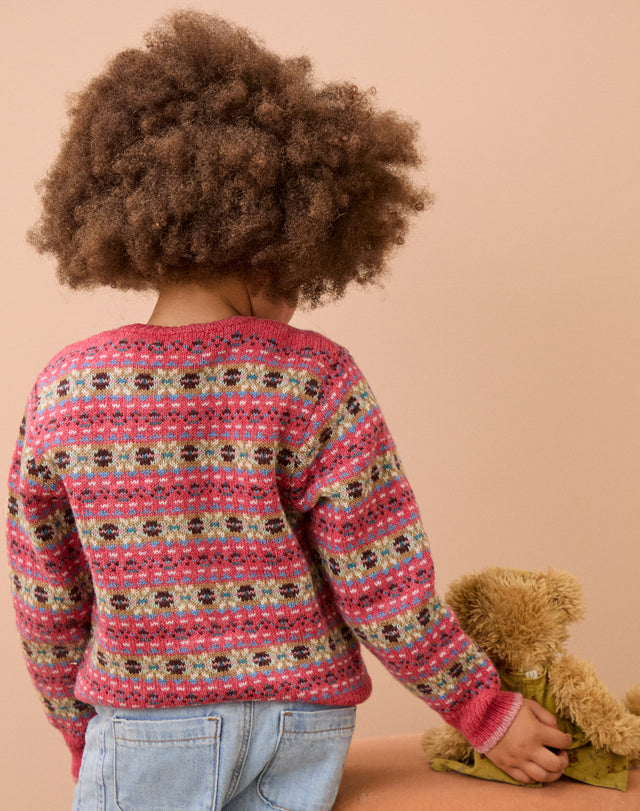 Merino Lambswool Fair Isle Cardigan